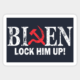 Vintage Biden Lock Him Up Magnet